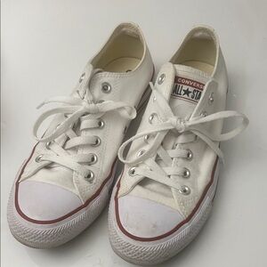 Converse White Canvas Sneakers